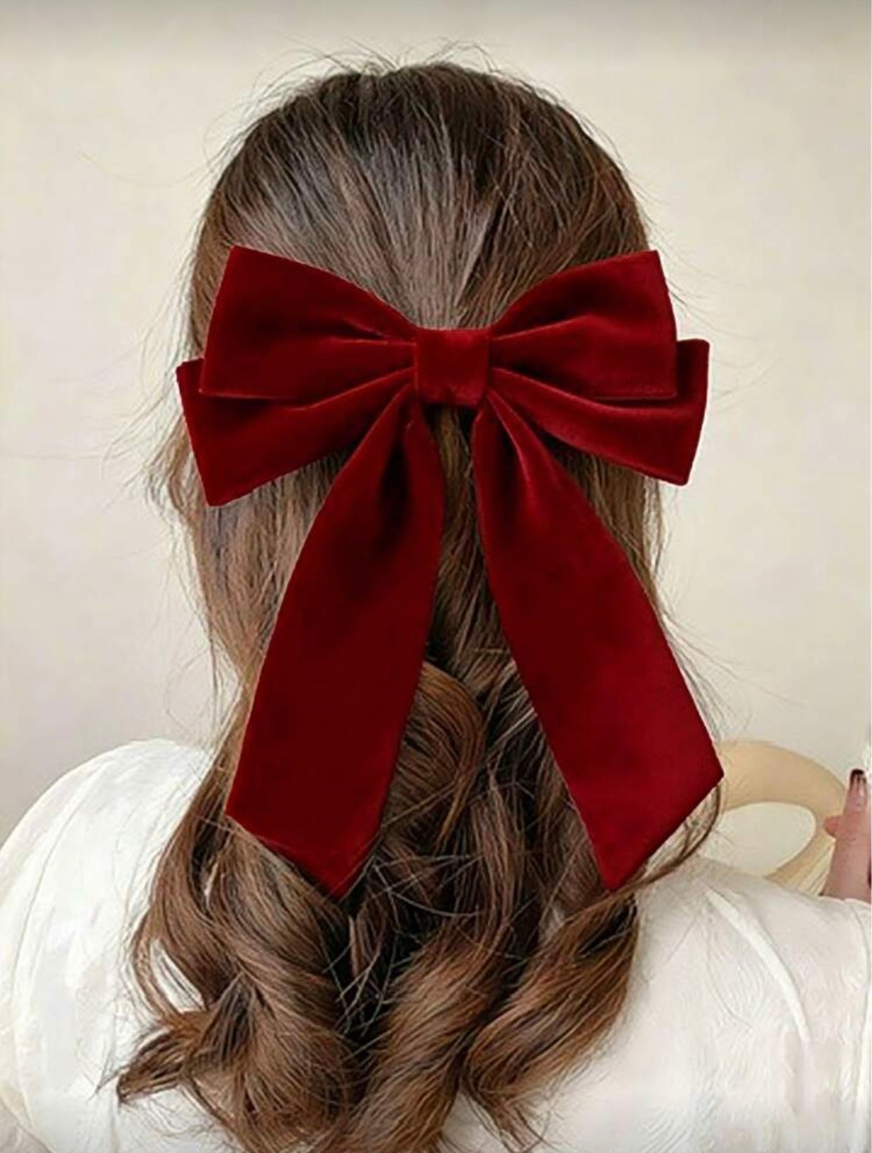 Elegant Velvet Butterfly Hair Accessories Set