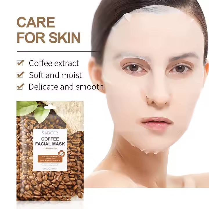 ماسکێ ناڤ چاڤا یێ قهوێ