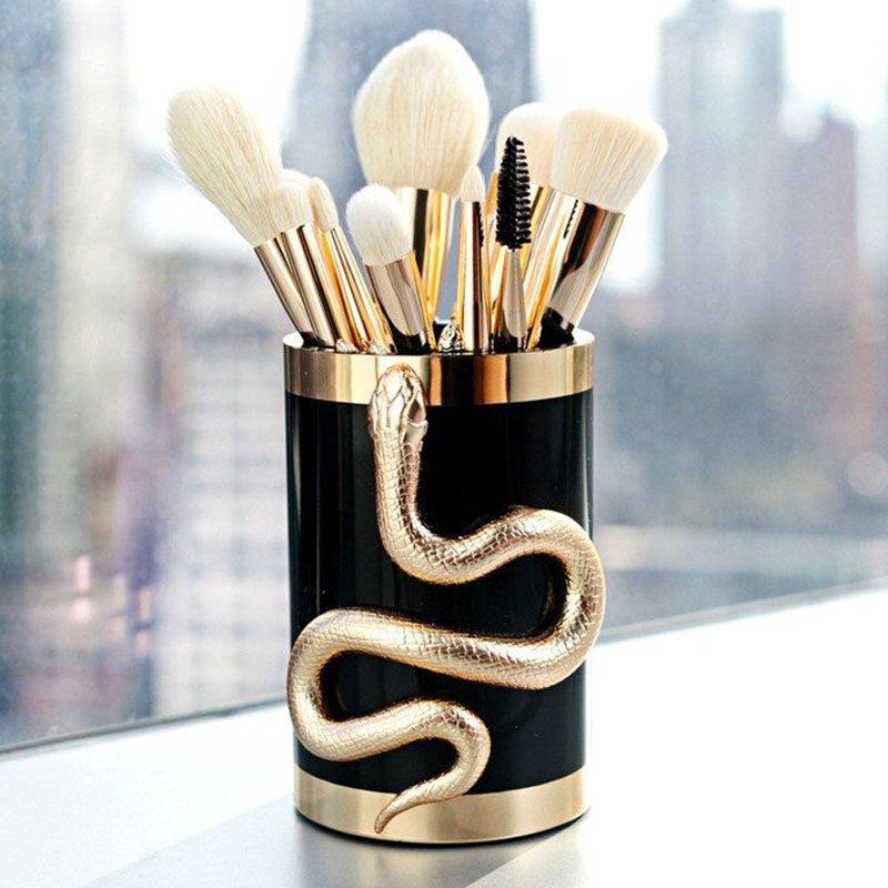 Snake Pattern Makeup Brush Set - Laxe Online