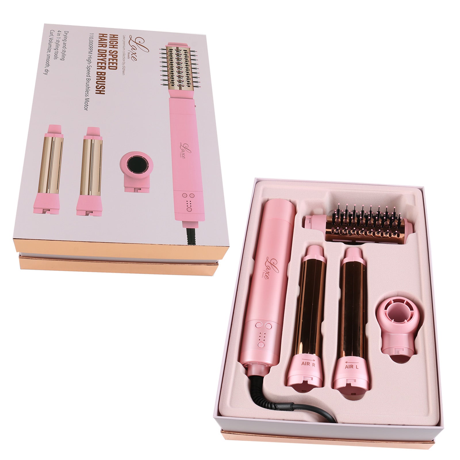 سێتێ لاكس بۆ ستایلکرنا قژی ٤ د ١