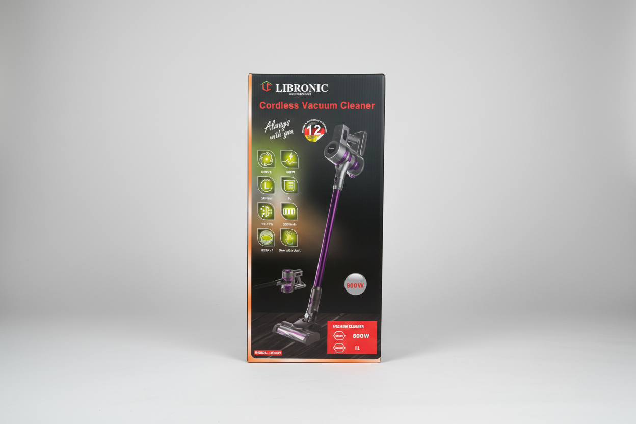 مكنسة ليبرونيك لاسلكية عمودية بنظام تيربو