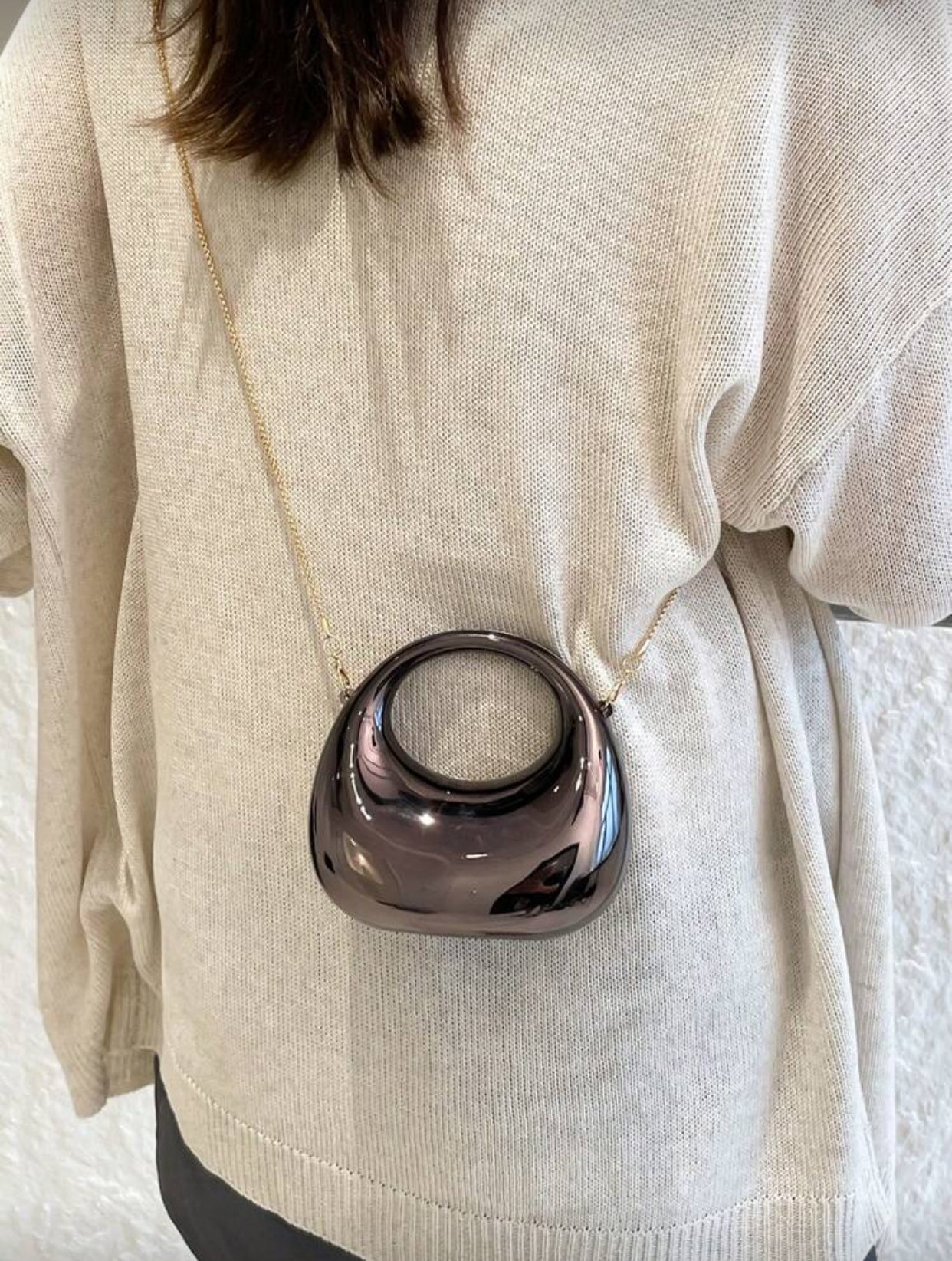  حقيبة يد نسائية أنيقة من الأكريليك