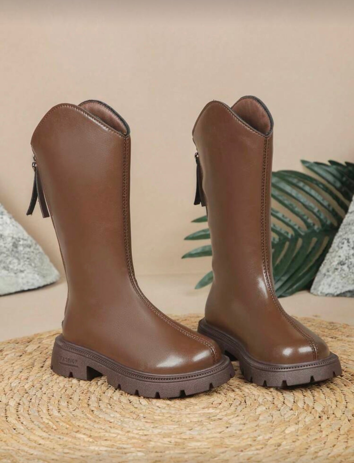 Basic Anti-Slip Winter Boots with Tassels