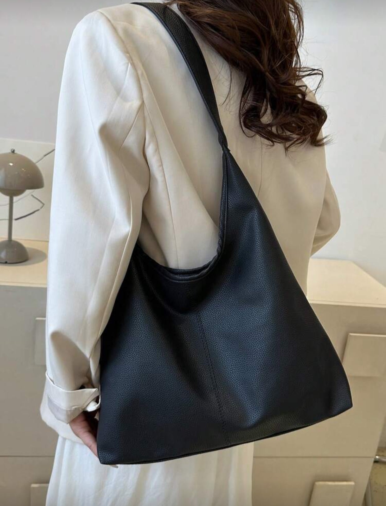 حقيبة كتف كاجوال كبيرة بإغلاق مغناطيسي