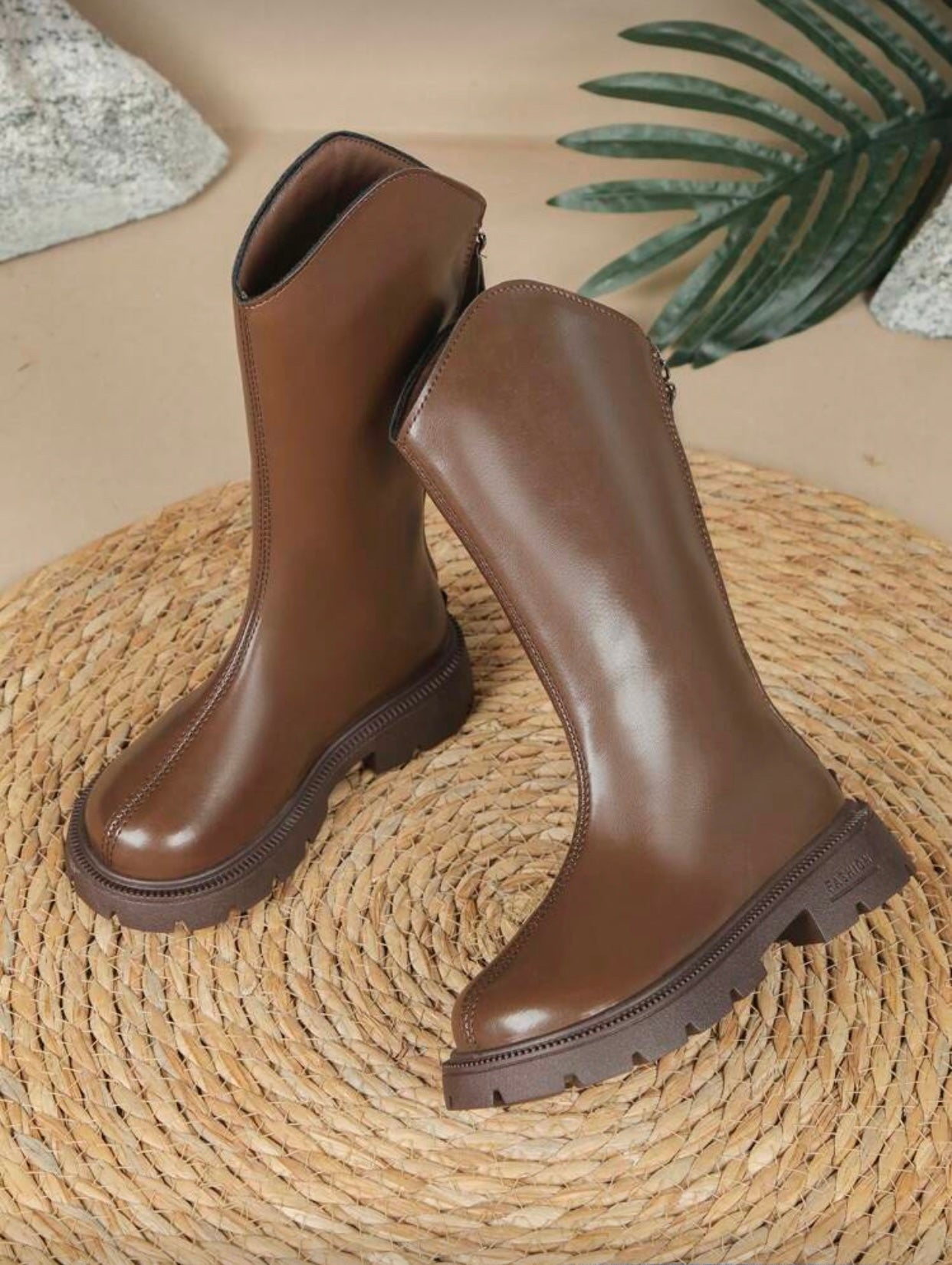 Basic Anti-Slip Winter Boots with Tassels