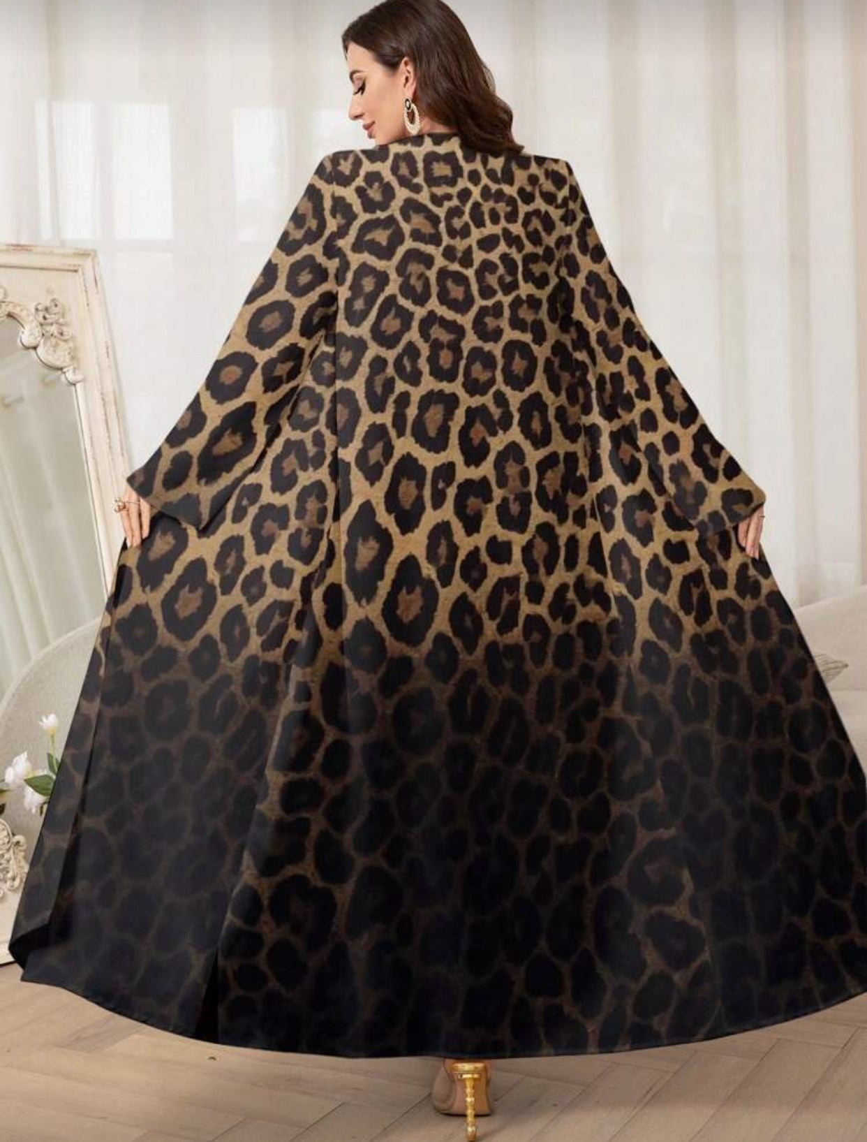 عەبایەیا النجمة یا فەرهە ب نەخشێ پڵنگی ئۆمبره