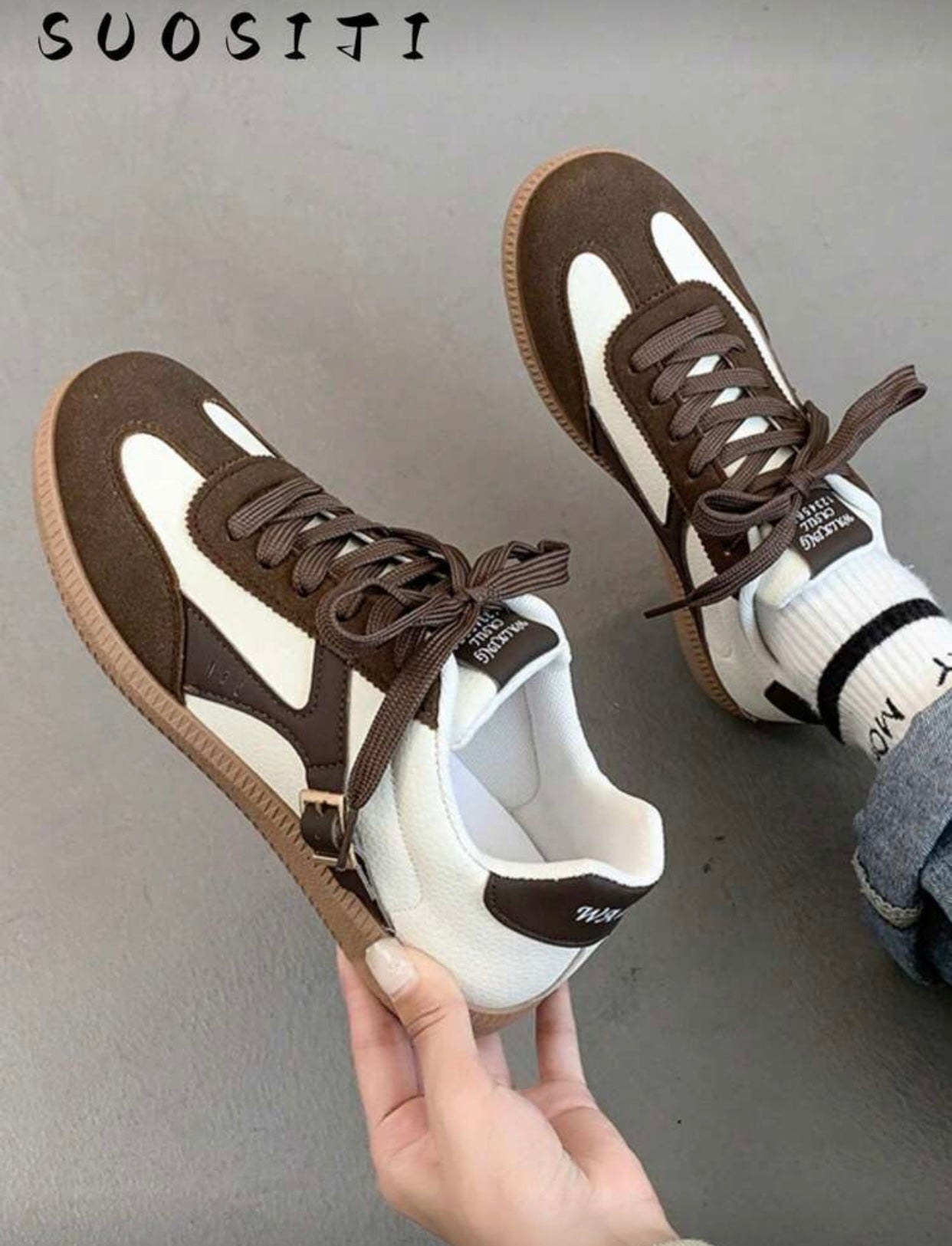 حذاء رياضي نسائي كاجوال ضد الانزلاق