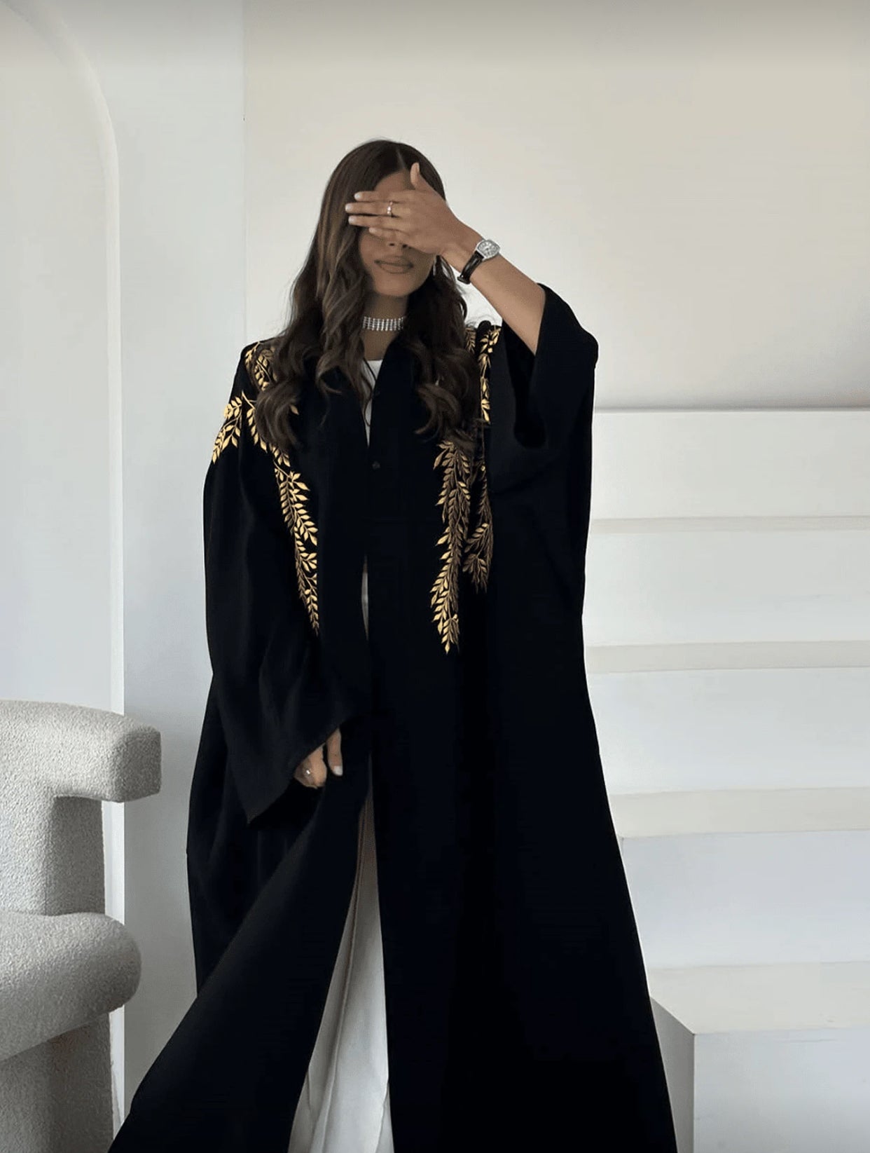 عەبايەکا نەخشاندى يا شيك ب باڵێن شەپەره