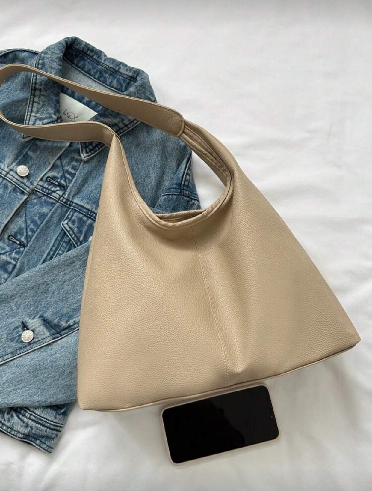 حقيبة كتف كاجوال كبيرة بإغلاق مغناطيسي