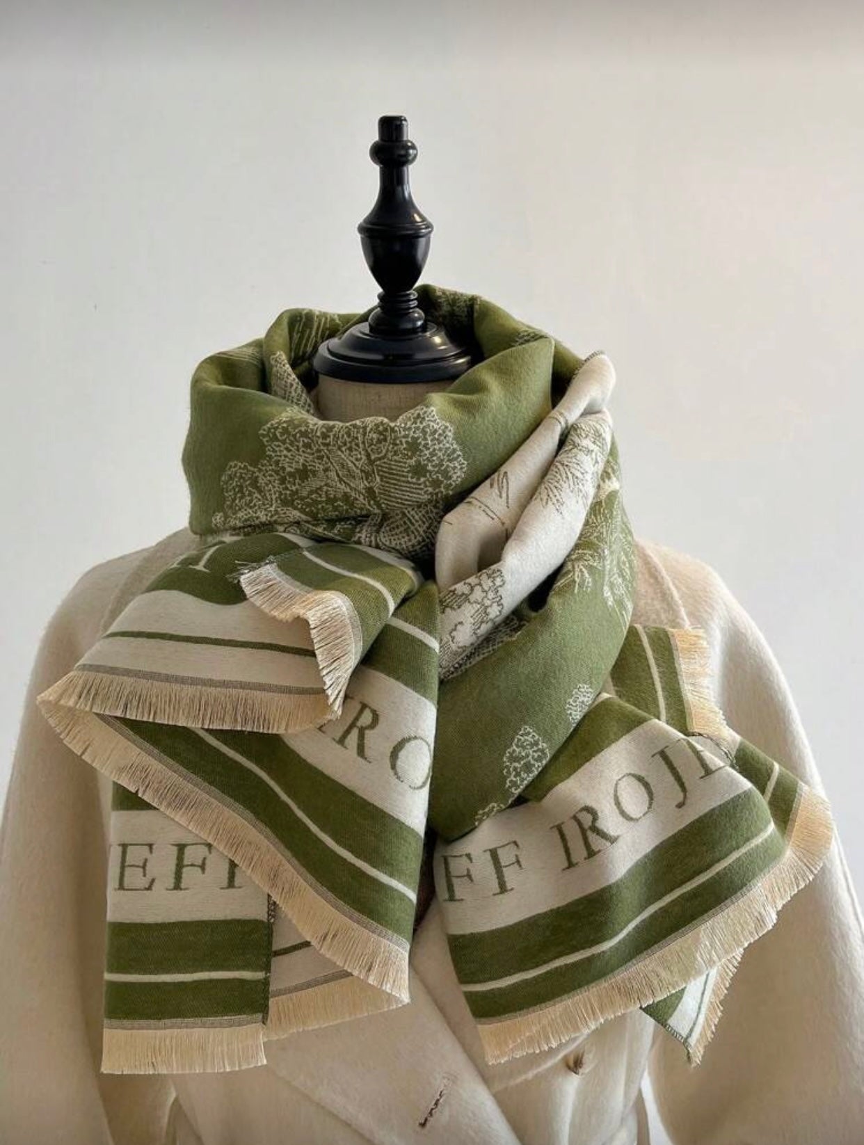 Soft Double Sided Faux Cashmere Shawl