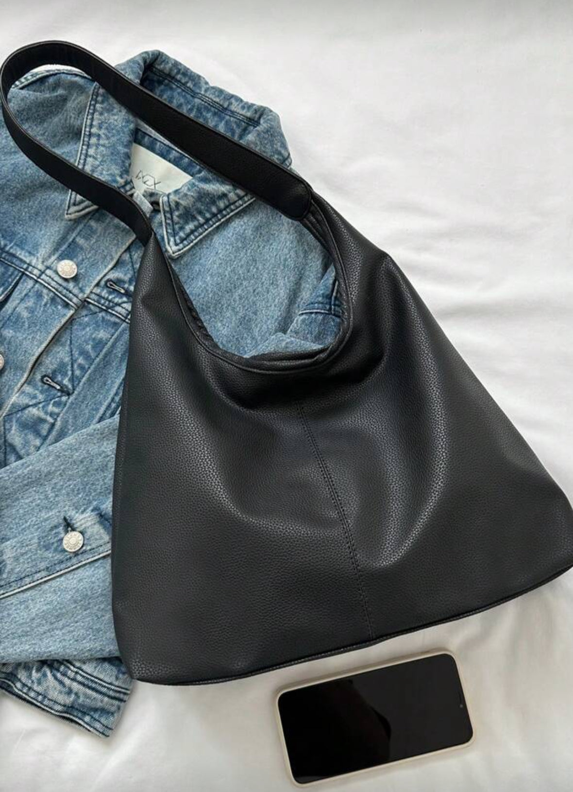 حقيبة كتف كاجوال كبيرة بإغلاق مغناطيسي