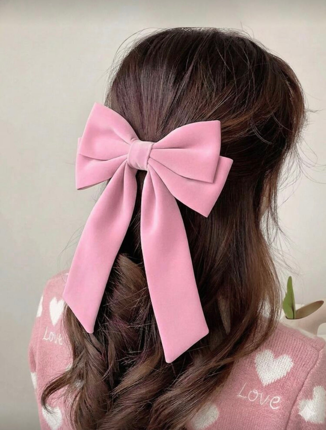 Elegant Velvet Butterfly Hair Accessories Set