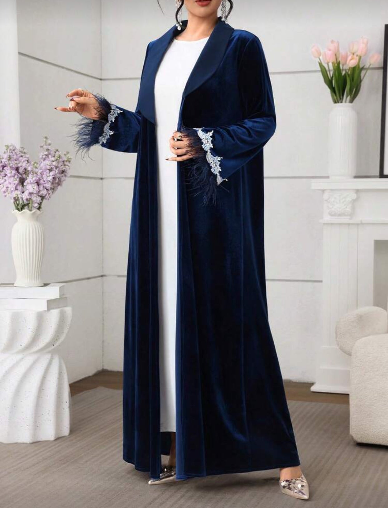 عەبایەیا مەخمەل یا نایاب ب نەخشێ نازك