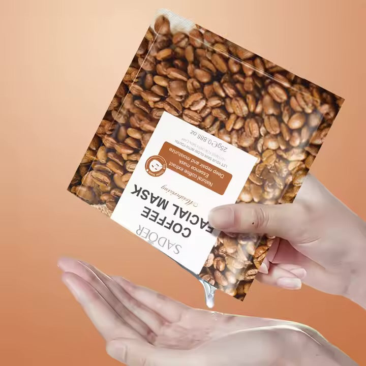 ماسکێ ناڤ چاڤا یێ قهوێ