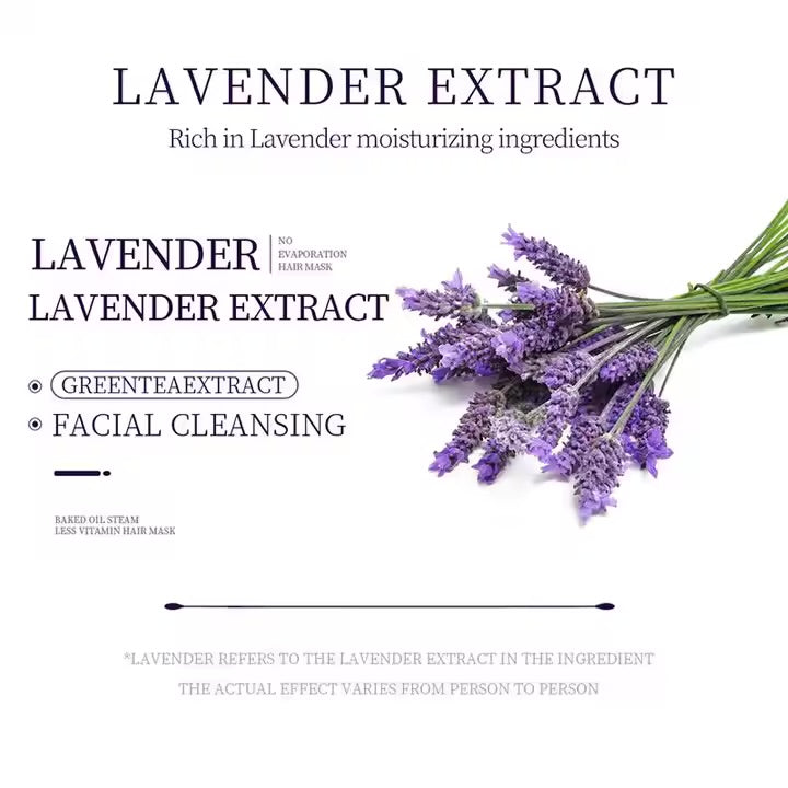 Lavender face mask