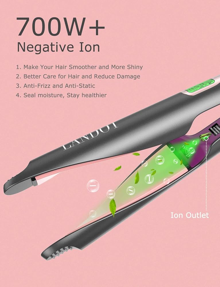 مكواة شعر LANDOT 2 في 1