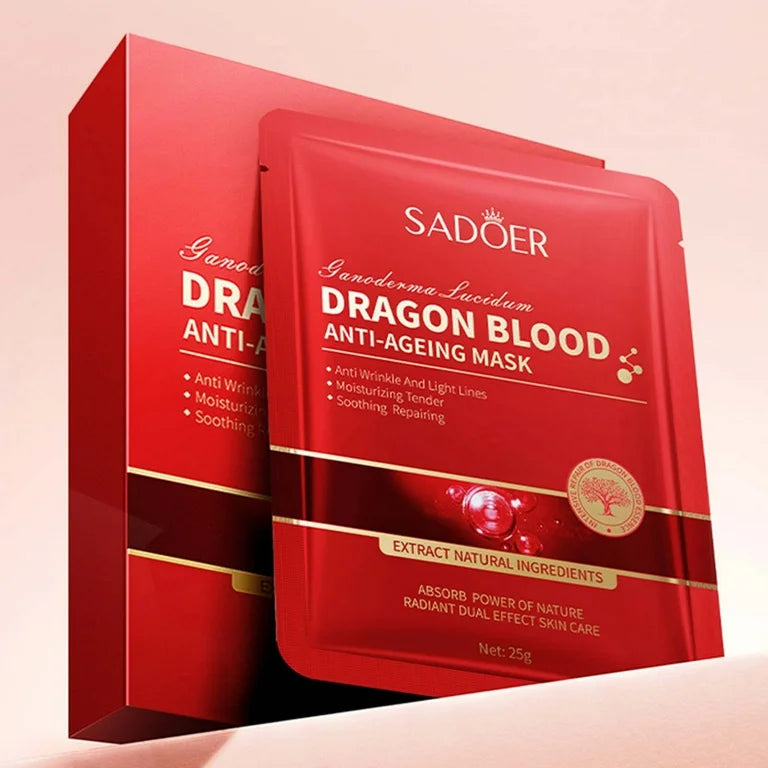 قناع الوجه بدم التنين الريشي