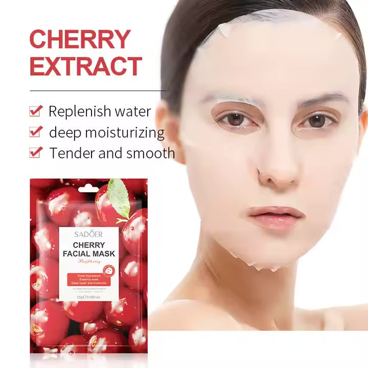 Cherry face mask