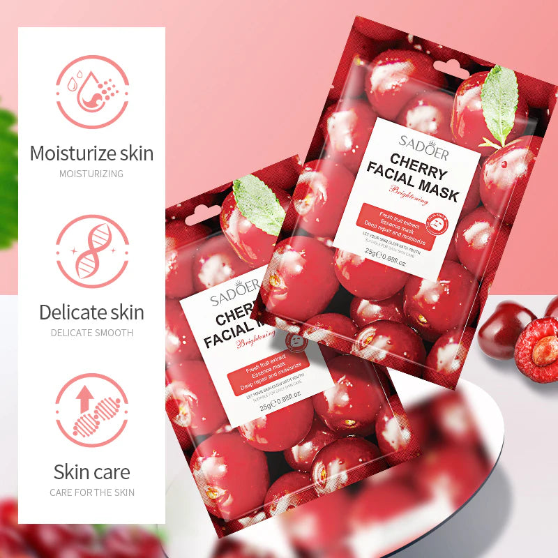 Cherry face mask