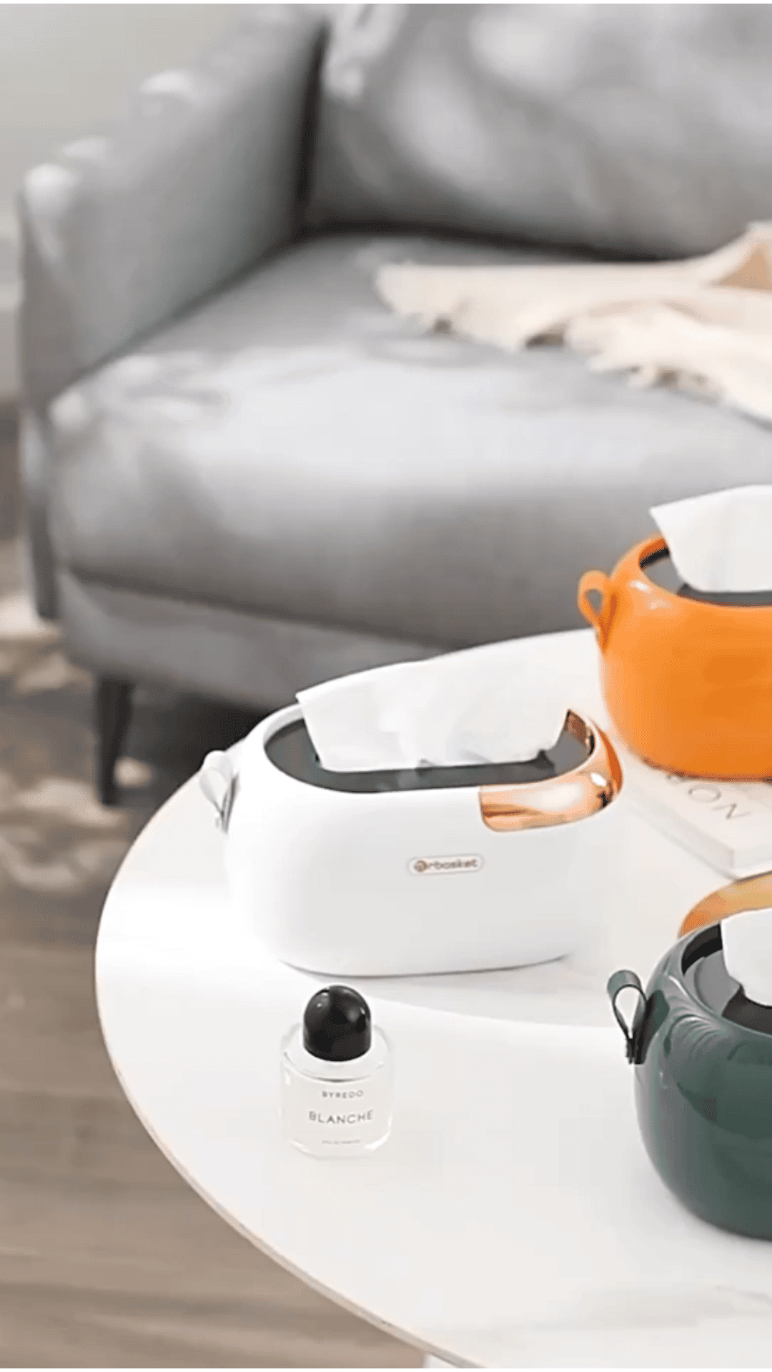 طقم علب مناديل جدارية بتصميم عصري