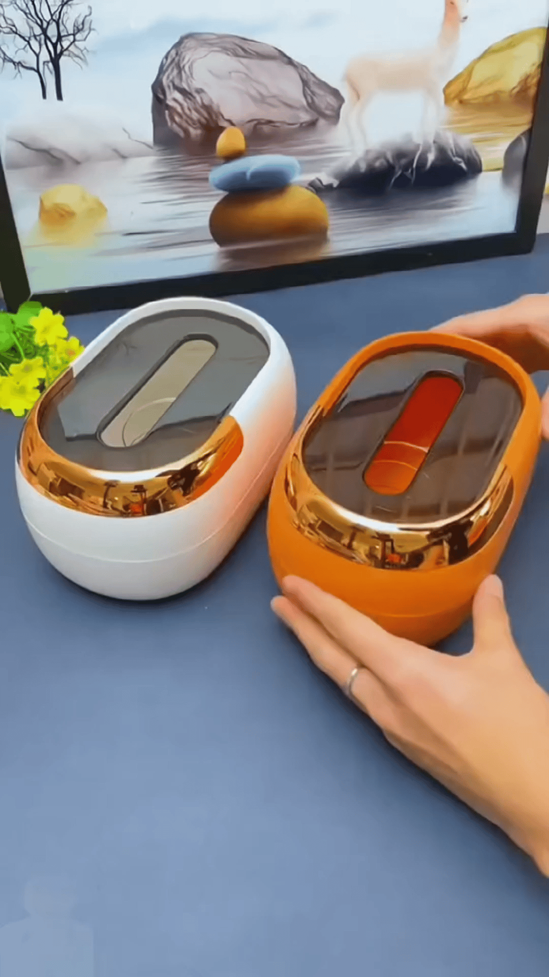 طقم علب مناديل جدارية بتصميم عصري